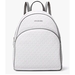 Michael Kors Abby large monogram, tech friendly backpack